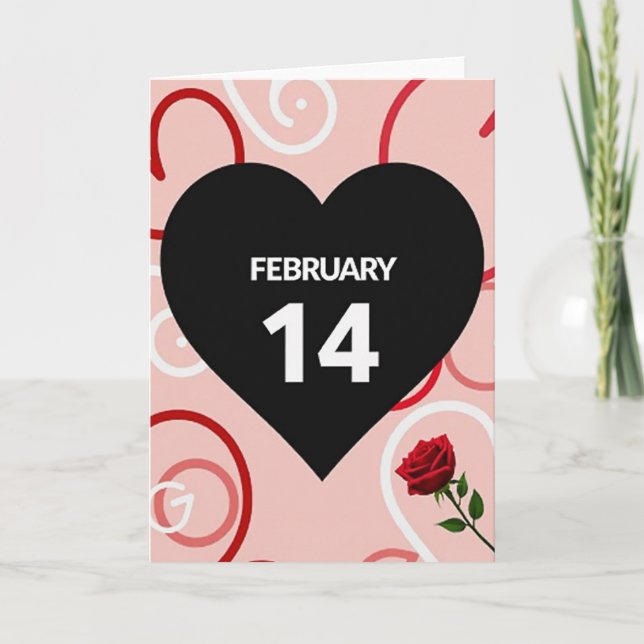 Bold Graphic Love Card (Front)