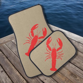 bold graphic- red lobster