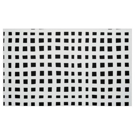 Bold Grid 091216 - White on Black Fabric
