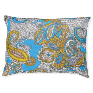 Bold Grungy Islamic Psychedelic Ornament Pet Bed