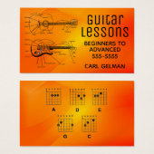 Bold Guitar Lessons (Front & Back)
