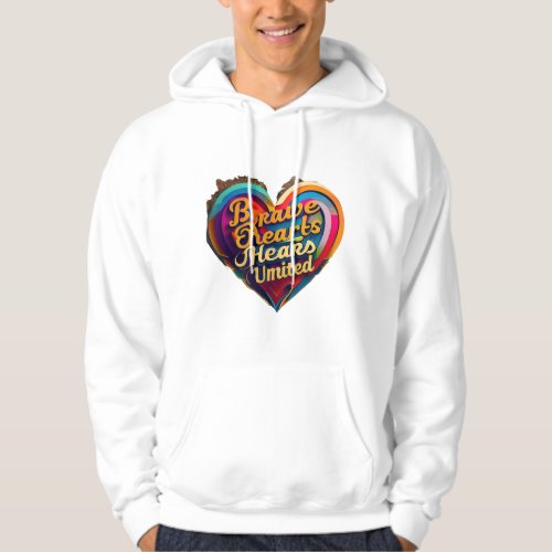  Bold Hearts Collide Hoodie