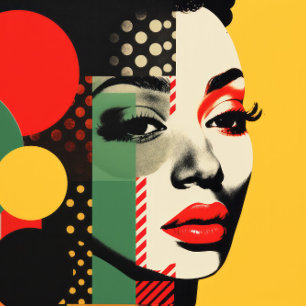 Bold Heritage Geometric Portrait  iPhone 17 Pro Max Case