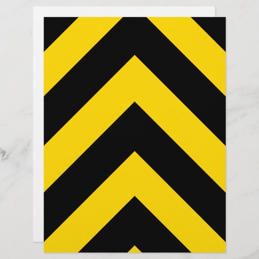 Bold Highway Traffic Bumble Bee Chevrons (Front/Back)