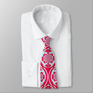 Bold Holiday Fractal Design Neck Tie