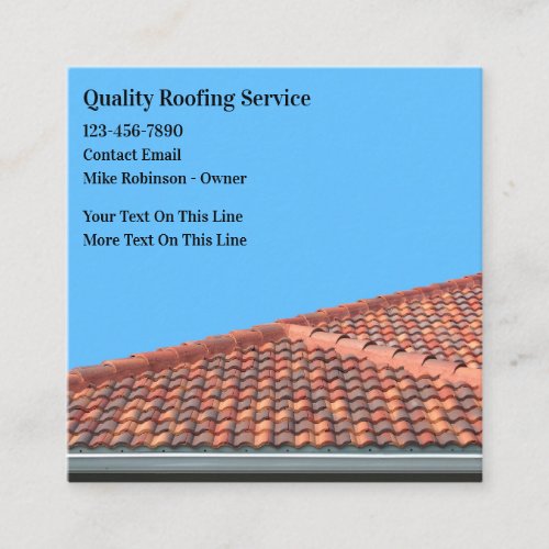  Bold Home Roofing Service Business Cards