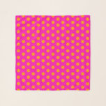 Bold Hot Pink and Orange Polka Dot Jockey Silks Scarf<br><div class="desc">An elegant Hot Pink and Orange polka dot scarf or wrap to complement your derby day outfit for a stylish day at the races or a horse racing derby party. This fuchsia or magenta and orange dot is inspired by classic jockey silk You can customize the colors in the design...</div>