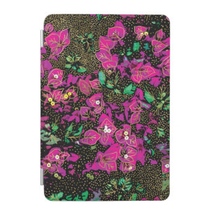 Bold Hot Pink Bougainvillea Polka Dot Pattern iPad Mini Cover