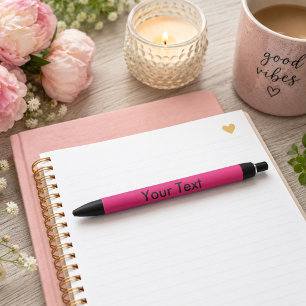 Bold Hot Pink Pen