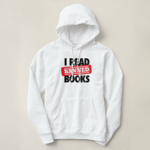 Bold “I Read Banned Books” Bookish  Hoodie