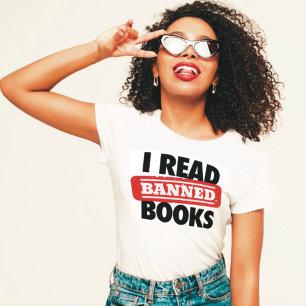 Bold “I Read Banned Books” Bookish T-Shirt