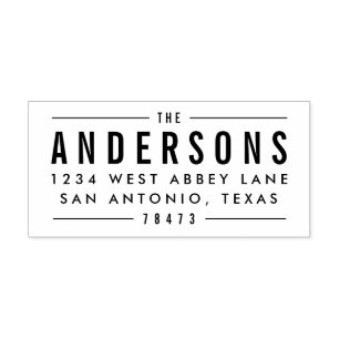 Bold Impression Address Stamps