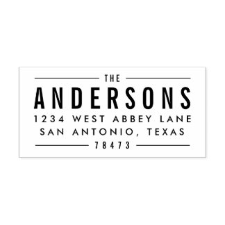 Bold Impression Address Stamps