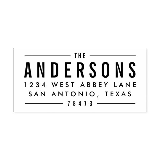 bold impression address stamps