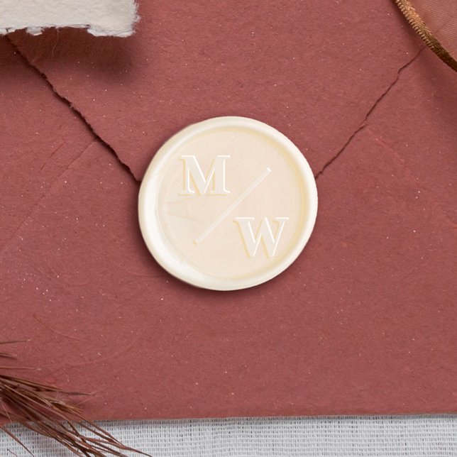 Bold Initials Wedding Wax Seal Sticker (Creator Uploaded)