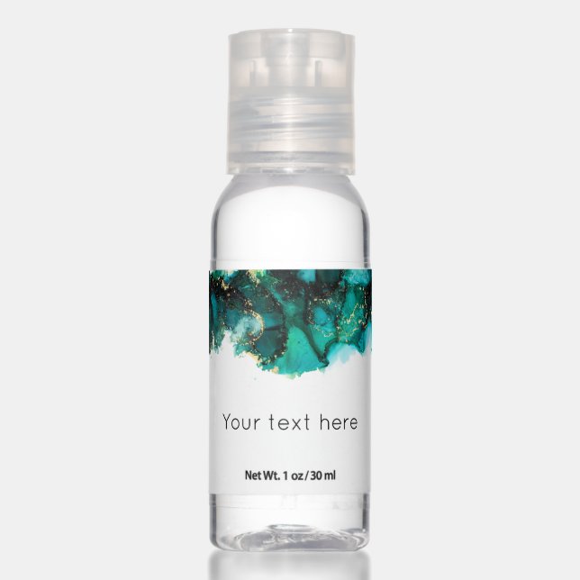 Bold Ink Border Abstract Travel Bottle Set Hand Sanitizer (Front)