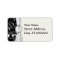 bold intricate black damask on white