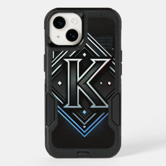 "Bold K – Geometric Minimalist Design" OtterBox iPhone 14 Case