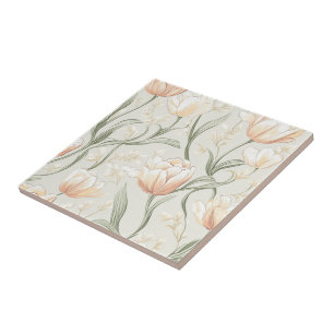 Bold Kitchen Tulip Ceramic Tiles For Living Space