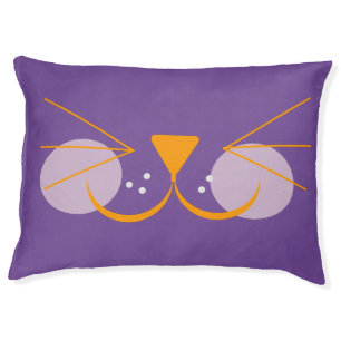 Bold Kitten Face Cartoon Pet Bed