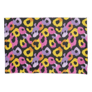 Bold Leopard Animal Print Retro Glam Chic  Pillow Case