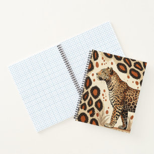 Bold Leopard Print Notebook