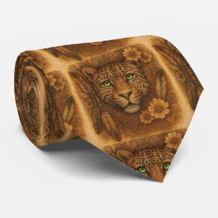 Bold Leopard Tie Masculine Men's Fashion
