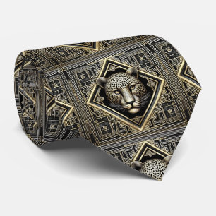Bold Leopard Tie Masculine Men's Fashion