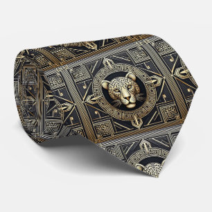Bold Leopard Tie Masculine Men's Fashion