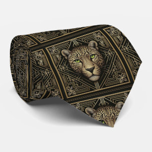 Bold Leopard Tie Masculine Men's Fashion