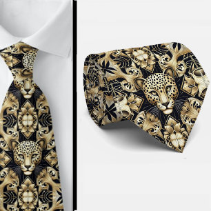 Bold Leopard Tie Masculine Men's Fashion