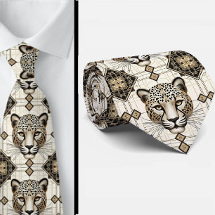Bold Leopard Tie Masculine Men's Fashion