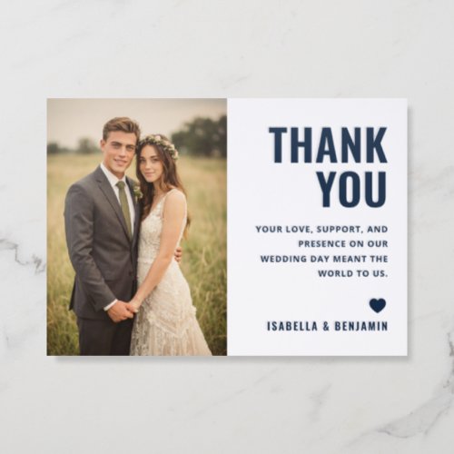 Bold letterpress photo cards