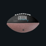 Bold Letters "Groom" Personalized Football<br><div class="desc">Personalized gifts for your wedding party.</div>