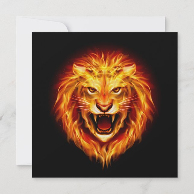 Bold Lion Invitation - SRF (Front)