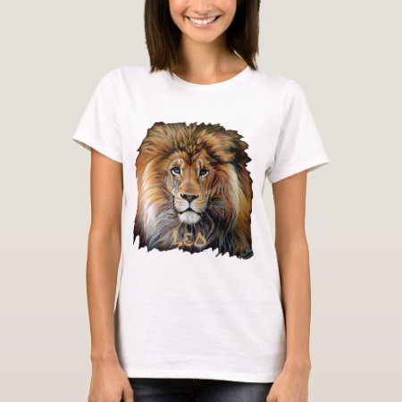 Bold Lion Leo Zodiac T-shirt