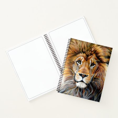 Bold Lion Spiral Sketch Pad Notebook