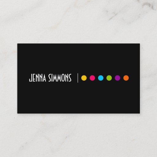 Customizable Bold  Makeup Artist Business Card