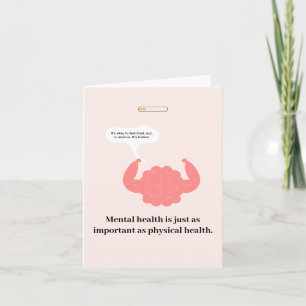 Bold Mental Health   be kind to your mind Card