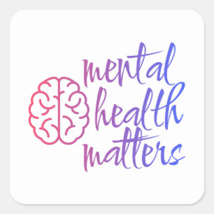 Bold Mental Health Sticker one day at a time