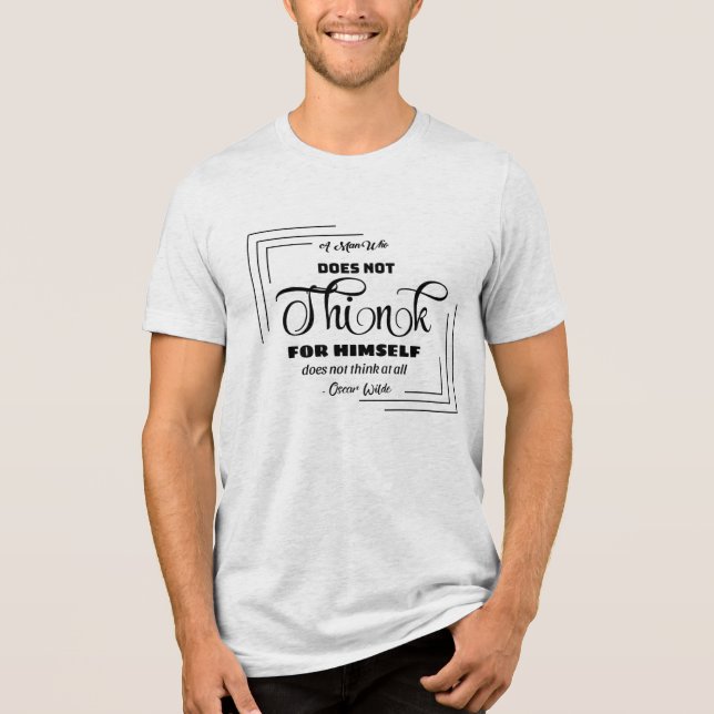 Bold Message Tee (Front)