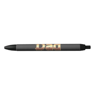 Bold Metallic Gold Dad Lettering Design Pen