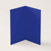 Bold Minimal Wedding Invite in Deep Blue (Inside)