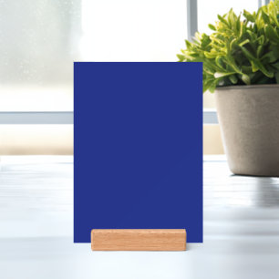 Bold Minimal Wedding Invite in Deep Blue Holder