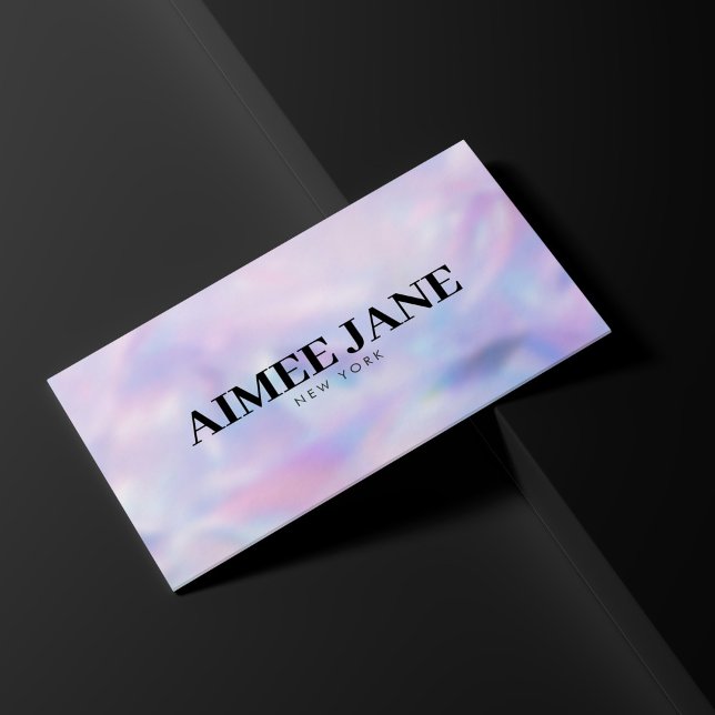 Bold Minimalist Luxury Boutique Tie Dye Business Card (Creator Uploaded)