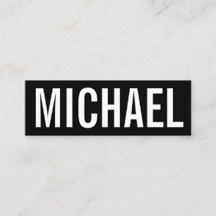 Bold minimalist professional modern business card