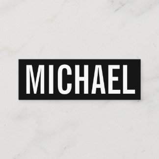 Bold minimalist professional modern business card