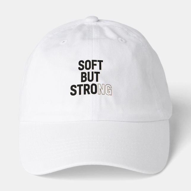  Bold Minimalist Typography Design Hat (Front)