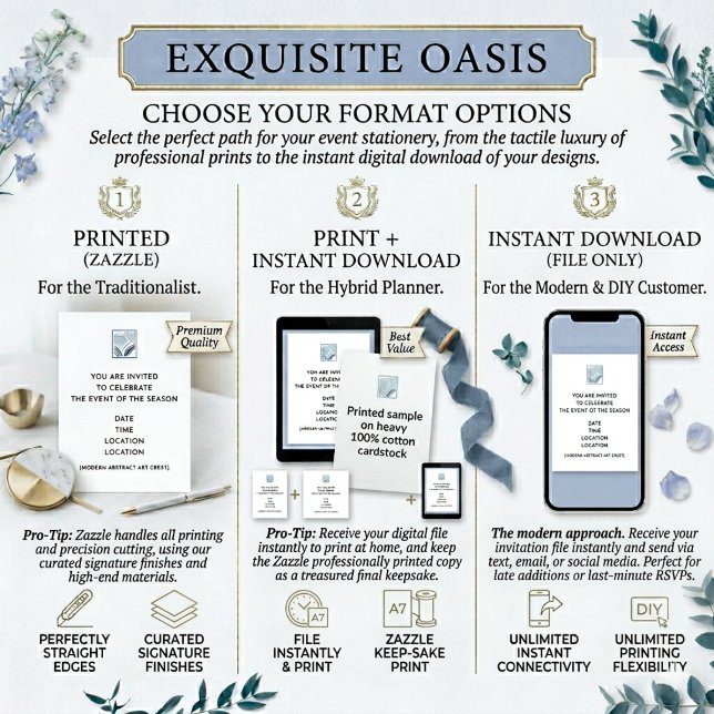 Bold Minimalist  Wash, Cut & Blow Dry Voucher   Invitation (Creator Uploaded)