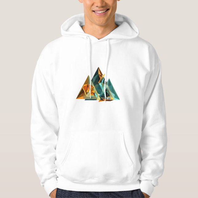 Bold & Modern Abstract Art  Hoodie (Front)